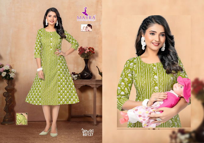 Dhriti Vol 2 By Mayra Feeding Designer Kurtis Catalog